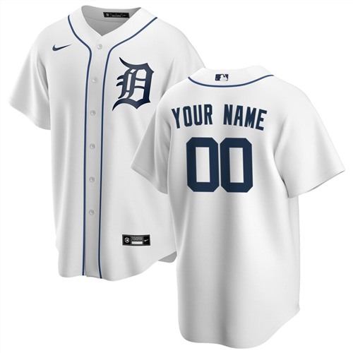 Men's Detroit Tigers ACTIVE PLAYER Custom MLB Stitched Jersey